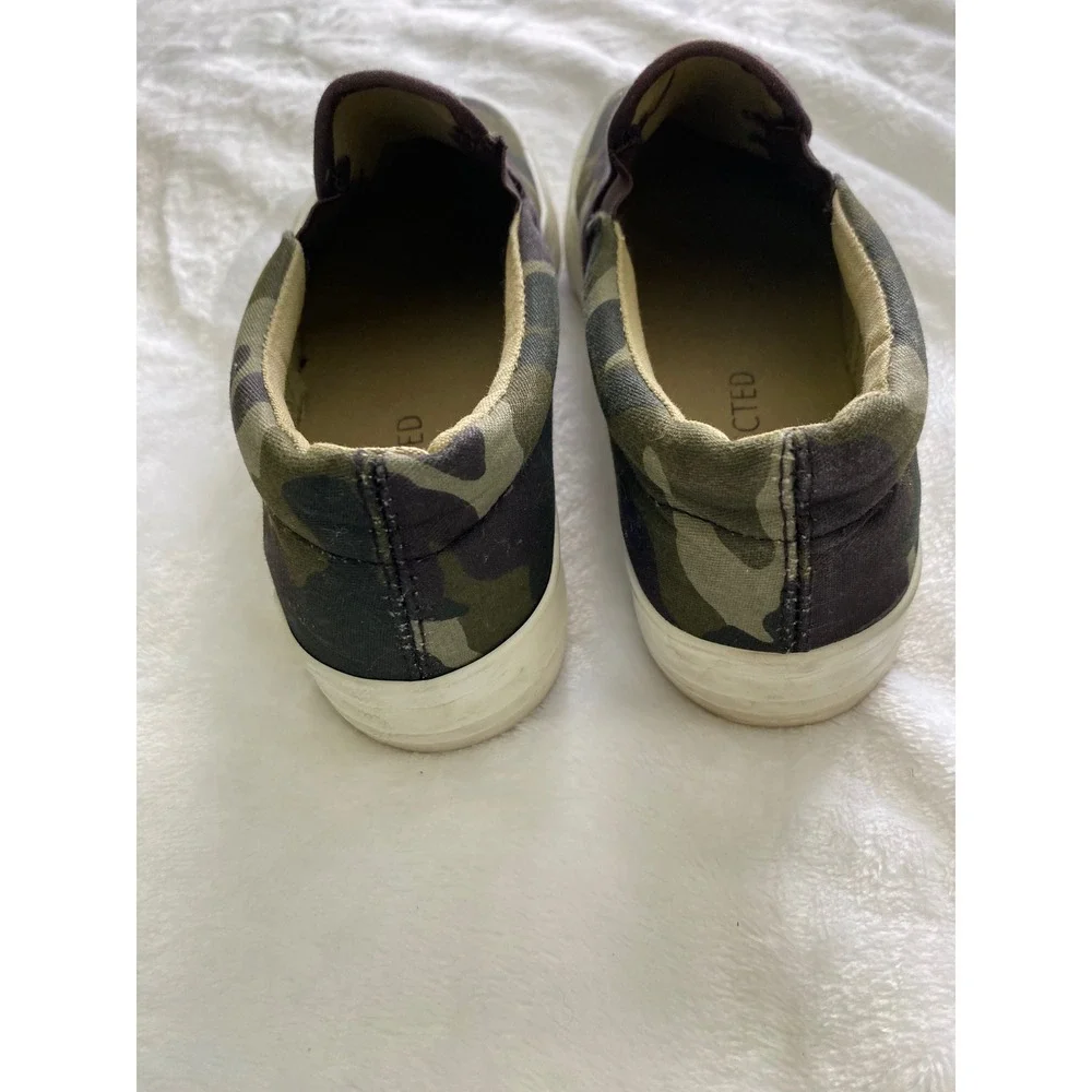 Restricted Womens Camo Slip On Sneakers Size 6 Camouflage Canvas Low Top Shoes